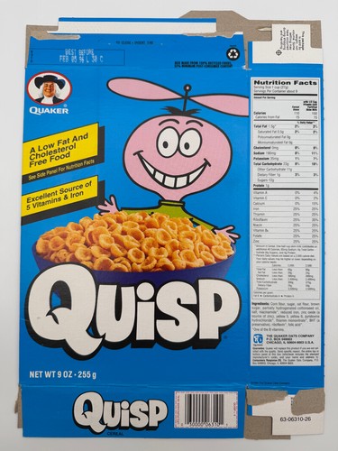 Vintage quaker quisp space - quaker,