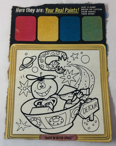 1970s quisp cereal box back - 1970s,